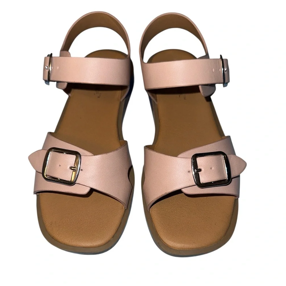 Light Pink Sandals with Buckle strap